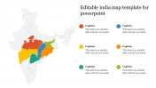 Get Editable India Map Template For PowerPoint Design